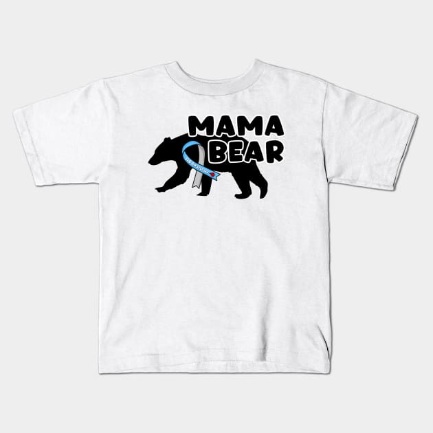 T1D Mama Bear Kids T-Shirt by CatGirl101